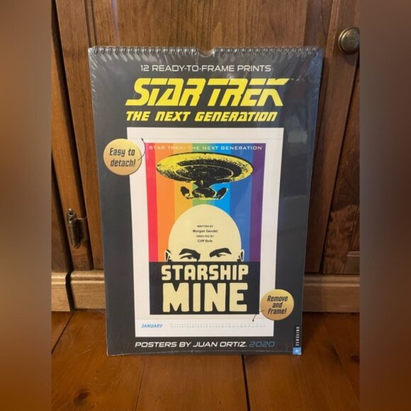 New Star Trek 2020 Poster Calendar: The Next Generation Posters by Juan Ortiz - Picture 3 of 9